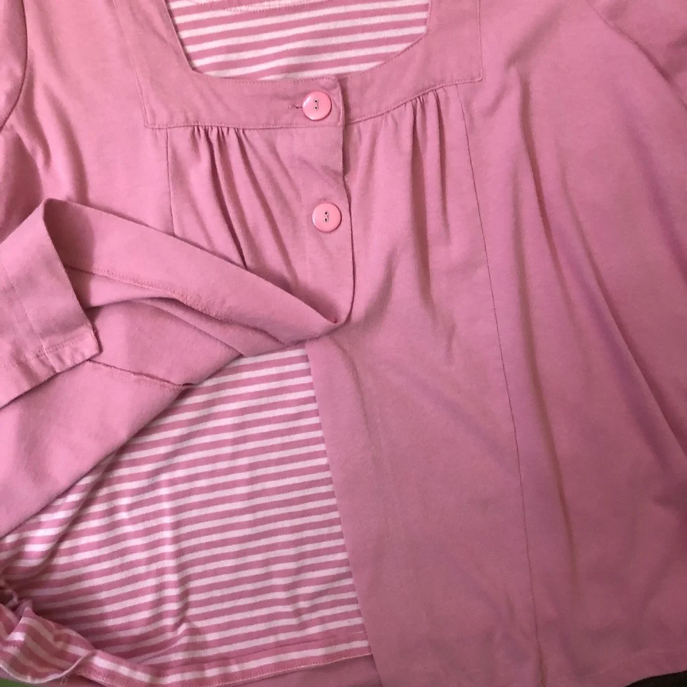 2 BLAIR Summer Tops size 2XL, very good condition, dusty pink, lime green - Picture 11 of 12